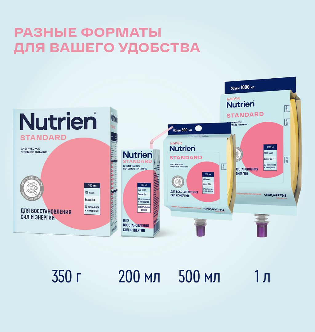 Nutrien Standard, смесь жидкая, с нейтральным вкусом, 500 мл, 1 шт.