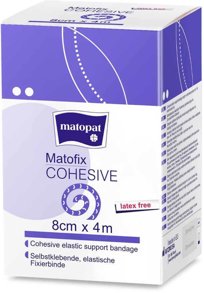 фото упаковки Matopat Matofix Cohesive Бинт фиксирующий