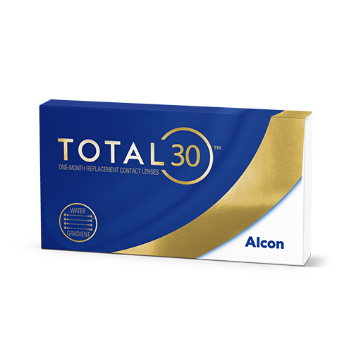 Alcon Total 30 Линзы контактные ежемесячной замены, -1.00, 8.4, 3 шт.