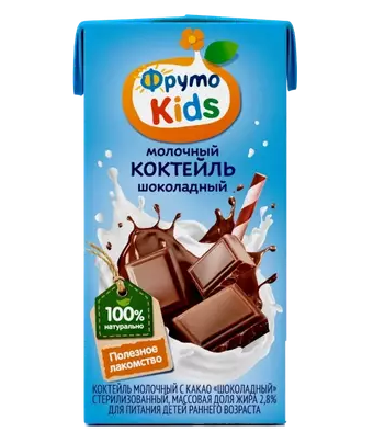 фото упаковки ФрутоНяня Коктейль молочный Шоколадный