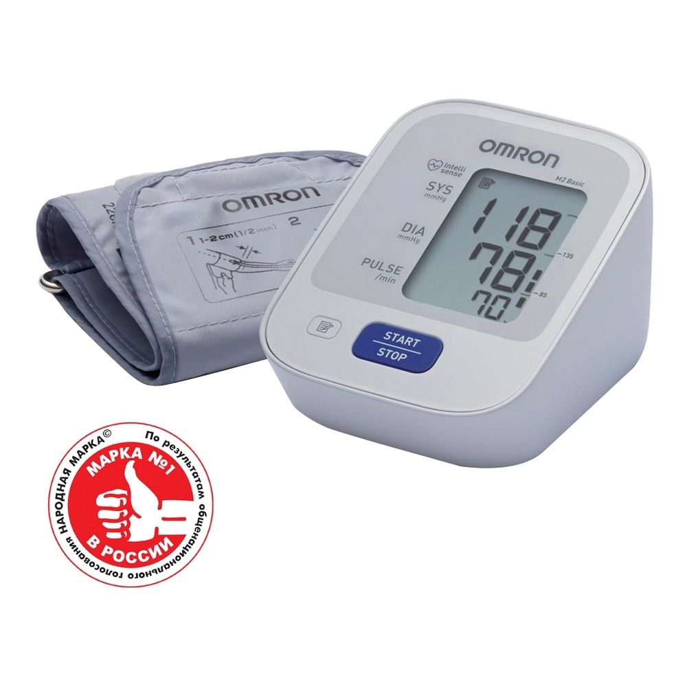 фото упаковки Тонометр автоматический OMRON М2 Basic