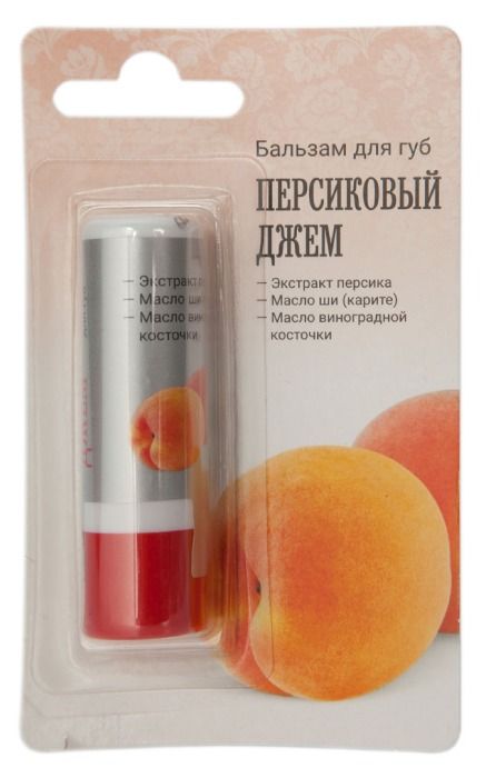фото упаковки Бальзам для губ персиковый джем