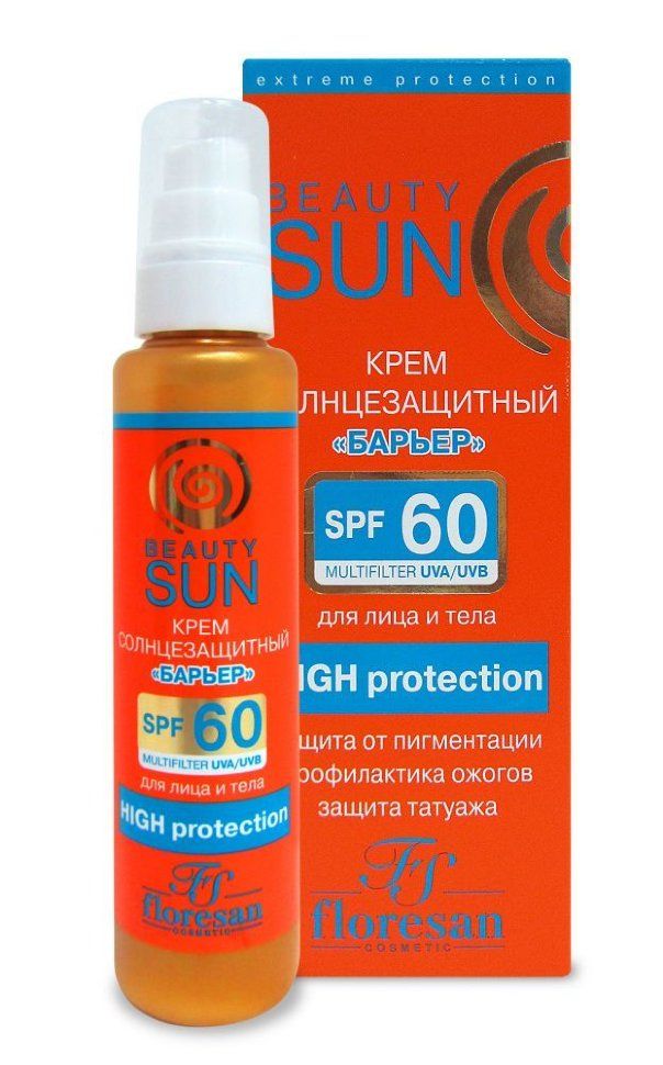 фото упаковки Floresan Beauty Sun Крем солнцезащитный SPF60