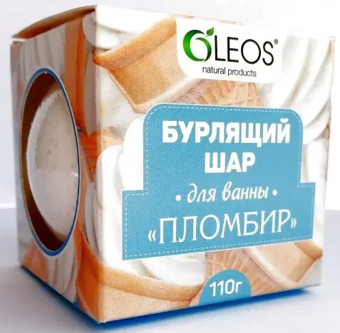 фото упаковки Oleos шар бурлящий для ванн