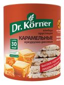 Доктор Кернер Хлебцы кукурузно-рисовые, хлебцы, карамельный, 90 г, 1 шт.