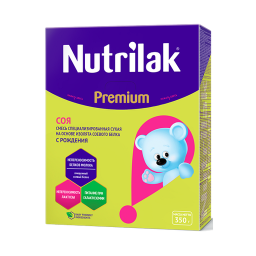 Nutrilak Premium Соя специальная смесь, смесь сухая, 350 г, 1 шт.