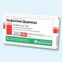 Эуфиллин-Дарница, 240 мг/мл, раствор для внутримышечного введения, 1 мл, 10 шт.