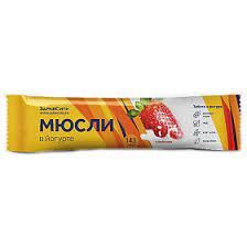 Мюсли батончик клубника йогурт, 30 г, 1 шт.