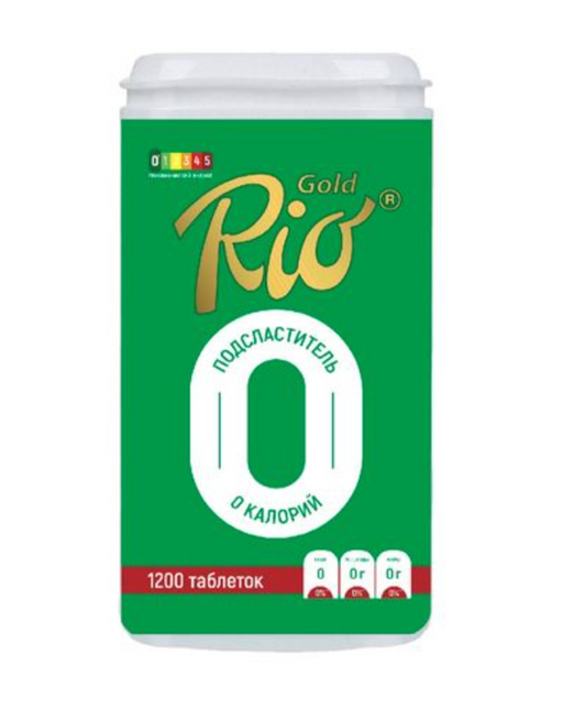 Подсластитель Фит Rio Gold, таблетки, 1200 шт.