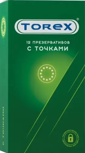 Torex презервативы с точками, 12 шт.