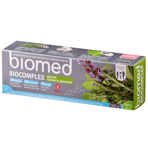 Biomed Biocomplex паста зубная, паста зубная, 100 г, 1 шт.