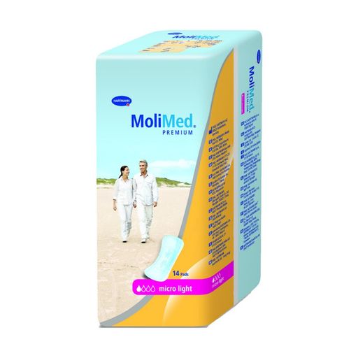 Molimed Premium прокладки урологические для женщин Микро лайт, 1 капля, 14 шт.
